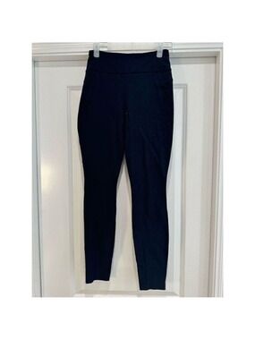 Athleta Women's Size 2 Navy Blue Skinny Ankle Pants Elastic Waist